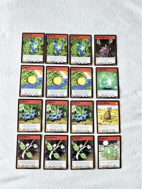2003 Neopets TCG Food Fruit Bundle of 16 Trading Cards